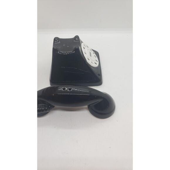 Rotary Telephone Salt & Pepper Shaker Set Vintage Retro Ceramic Phone Kitchen - Picture 6 of 11